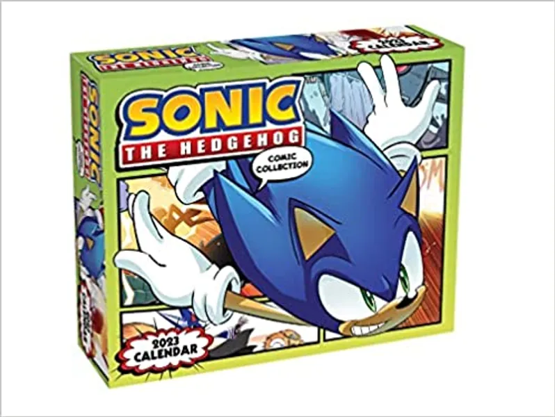 Sonic the Hedgehog Comic Collection 2023 Day-to-Day Calendar - Calendar, Day to Day Calendar, October 25, 2022
