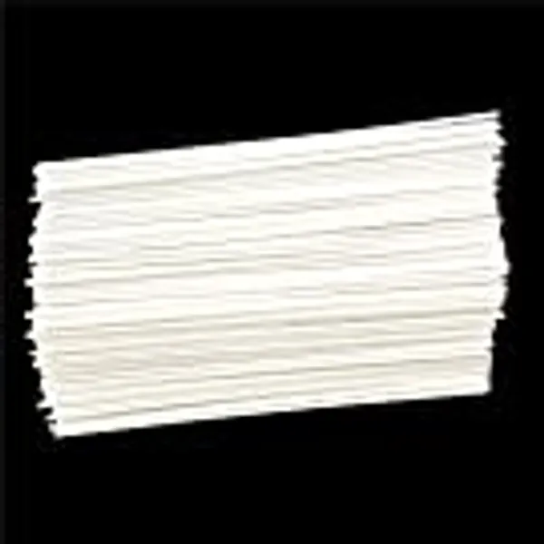 50PCS Diameter 1.5mm Length 250mm White ABS Styrene Plastic Round Bar Rods for DIY Toys Doll House, DIY Sand Table Model, DIY Scene Making, Building Making