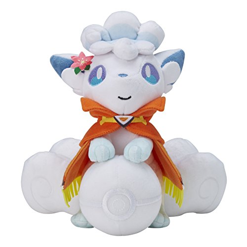 Pocket Monsters Sun & Moon - Rokon - Pokécen Plush - Alola Form, Snow Festival - Pre Owned