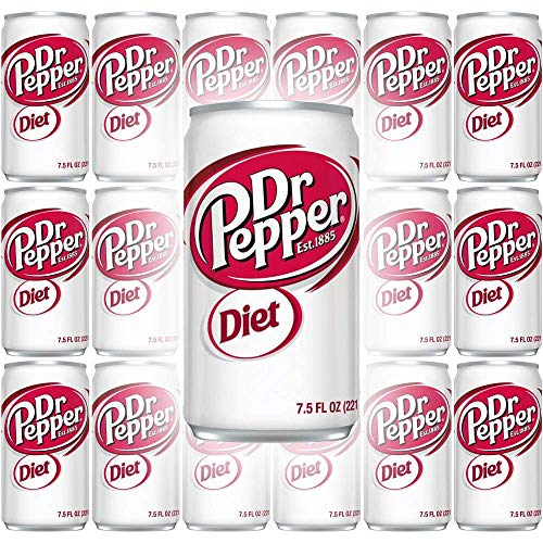 Dr Pepper Diet Soda, 7.5 Ounce (48 Cans) - pepper - 7.5 Fl Oz (Pack of 48)