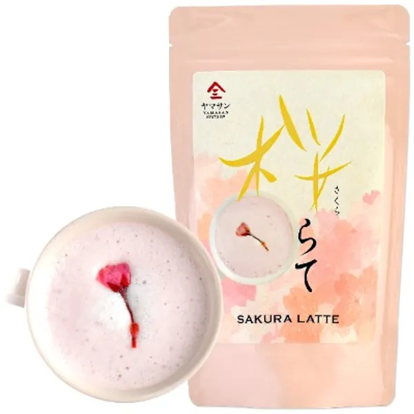 Sakura Latte -Creamy and Aromatic Foam- Using Japanese Cherry Blossom 100%, 3.5oz
