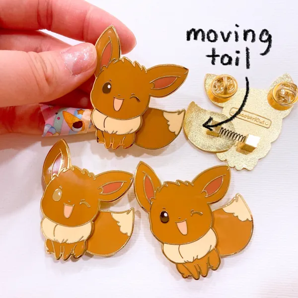 Eevee Bobble Tail Enamel Pin | Default Title