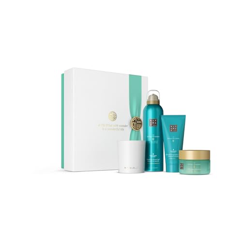 RITUALS Geschenkbox The Ritual of Karma, M |Geschenkset bestehend aus 4 Körperpflegeprodukten mit Lotus und weißem Tee |Reichhaltig und wohltuend - M
