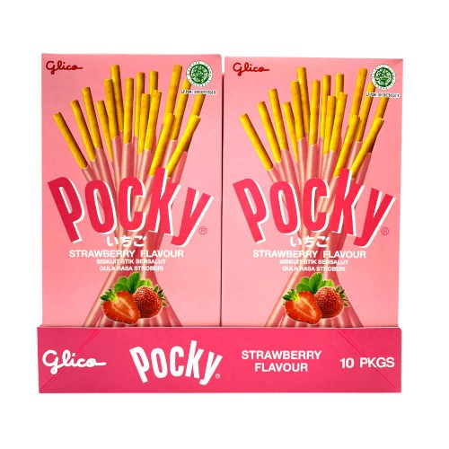 Pocky Strawberry Sticks 10 x 45 g