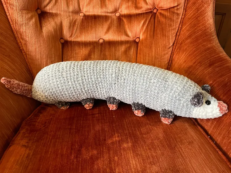 Crochet Deluxe Velvet Amigurumi Possumpede