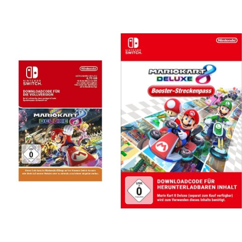 Mario Kart 8 Deluxe [Switch Download Code] + Booster-Streckenpass DLC
