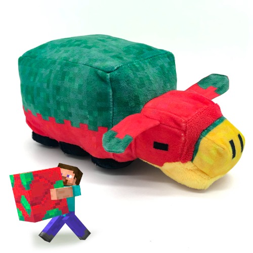 MAJZZQ Minecraft Plush Sniffer Plush Stuffed Toy Soft Throw Pillow Decorations for Video Game Fans, Kids Birthday Party Favor Preferred Gift for Holidays, Birthdays Twilight'mod (Sniffer Plush) - Sniffer Plush