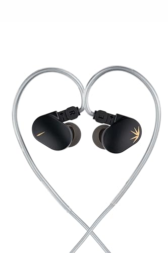 Moondrop CHU II Écouteurs intra-auriculaires à câble interchangeable IEMs à pilote dynamique haute performance Noir