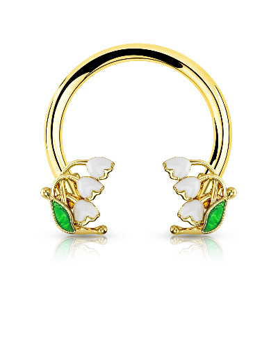 Lily Septum Ring 16G
