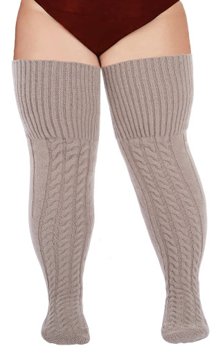 Wool Thigh High Socks For Thick Thighs