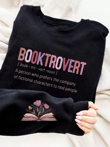 Casual Graphic Print Sweatshirt