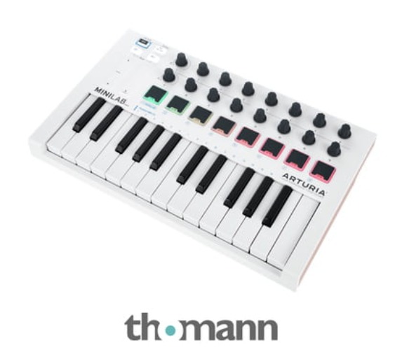 A midi-keyboard for making music