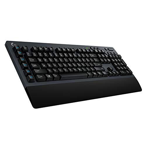 Logitech G613 LIGHTSPEED Wireless Mechanical Gaming Keyboard, Multihost 2.4 GHz Plus Bluetooth Connectivity, Carbon (920-008386) - Keyboard Only