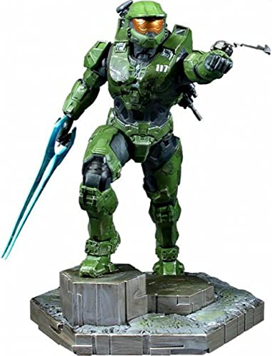 DARK HORSE COMICS Halo Infinite: Master Chief Grappleshot PVC Statue, 10 inches, Green - 10 inches
