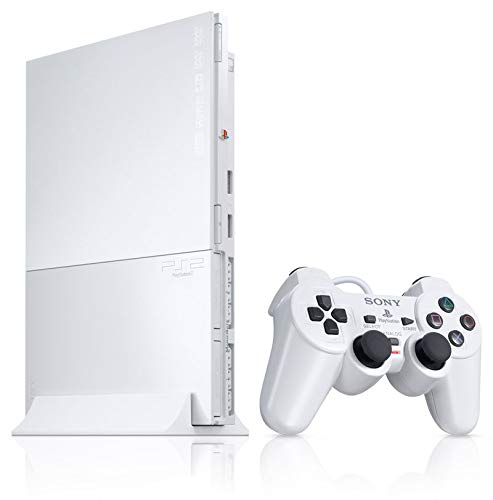 Playstation 2 Console Slim - Ceramic White (Renewed)