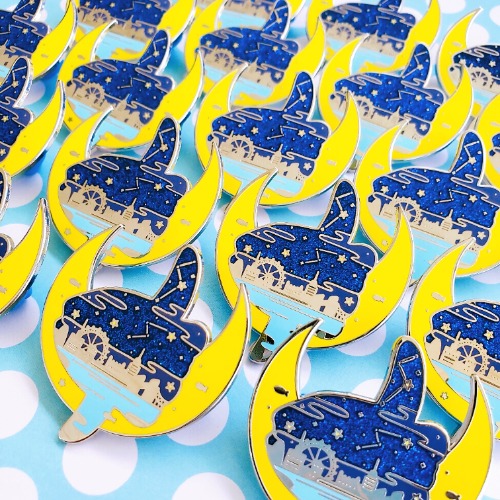 Moon Visitors Pin Series (RETIRING) - The Sunfish Visitor (London)