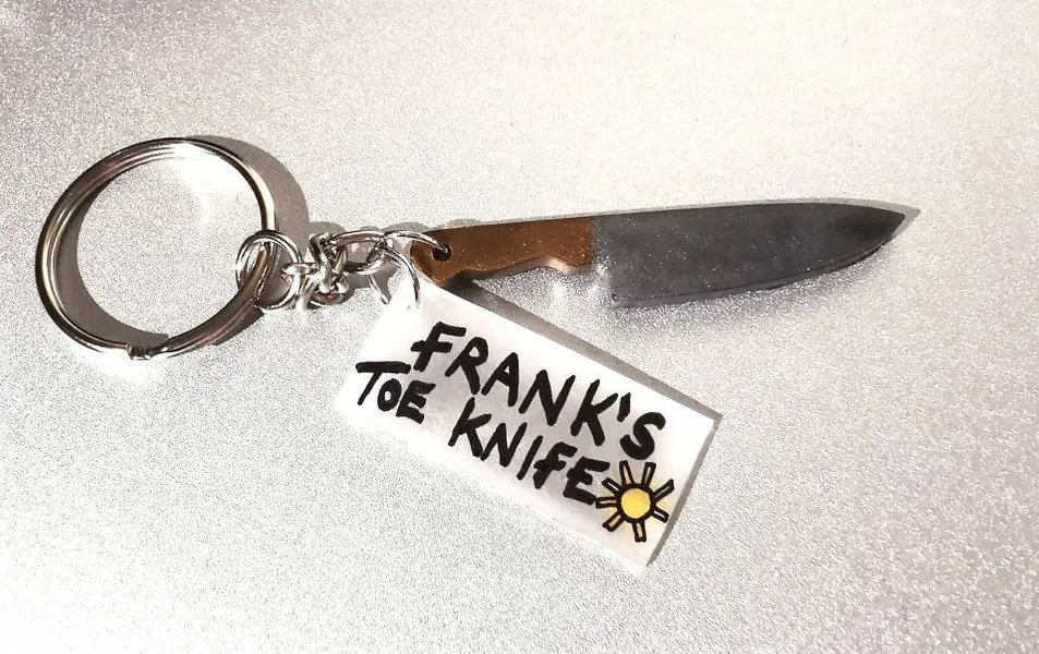 Always Sunny - Frank's Toe Knife Keyring/Keychain
