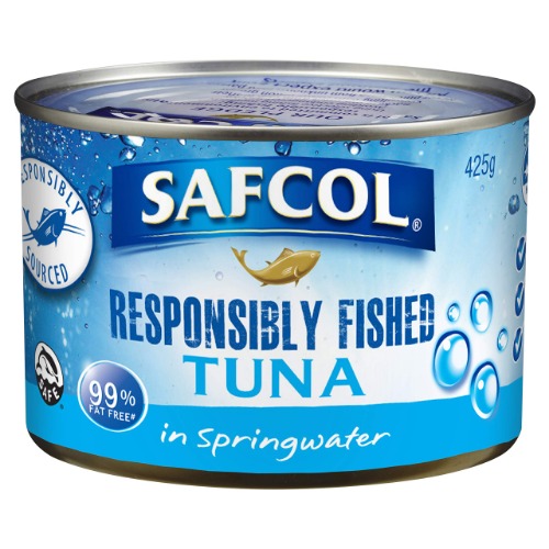 Safcol Australia SAFCOL Tuna in Springwater 425g Can, 12 Pack, 1 x 5.10 kg