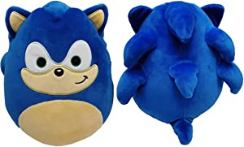 Squishmallows Kellytoy SEGA Sonic, Knuckles, Tails, Shadow Plush Toy (8" Set of 4 Sonic) - 8" Sonic The Hedgehog
