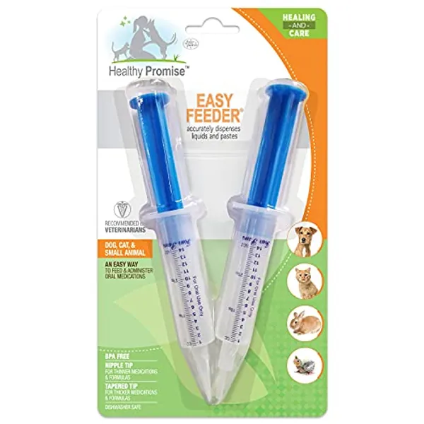 Four Paws Healthy Promise Easy Feeder Pet Feeding Syringe 2 Count (Pack of 1)