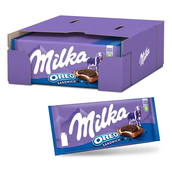 Milka Oreo 100g (Case of 20) - 3.52 Ounce (Pack of 20)