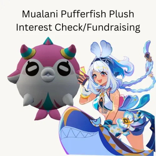 Fundraising Help Genshin Impact Mualani Pufferfish Cosplay Costume Plush