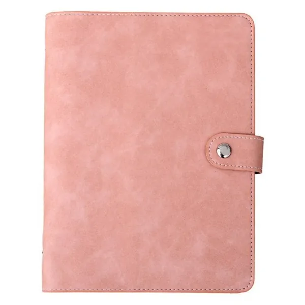 Vegan Leather Multi-Talented Notebook/Journal - A5 Large / Blush Pink / Journal Pages (Daily/Weekly/Monthly)