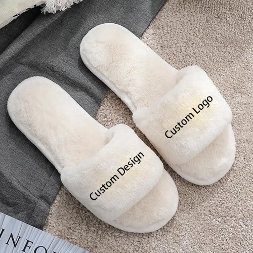 Cozy Fluffy Animal Print Indoor Slippers - Color 0 / 36-37