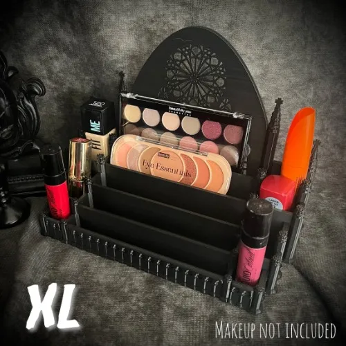 Gothic Cathedral Makeup Organizer Display 3D Printed