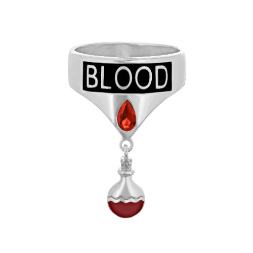 Blood Ring | Sterling Silver / 6