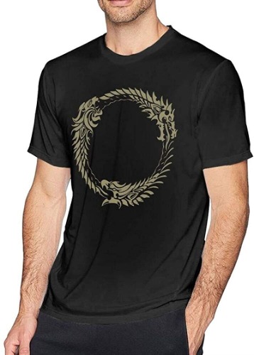 The Elder Scrolls T Shirt Elder Scrolls Online Merchandise T-Shirt Oversized Basic Tee Shirt Cotton Mens Short Sleeves Tshirt_695
