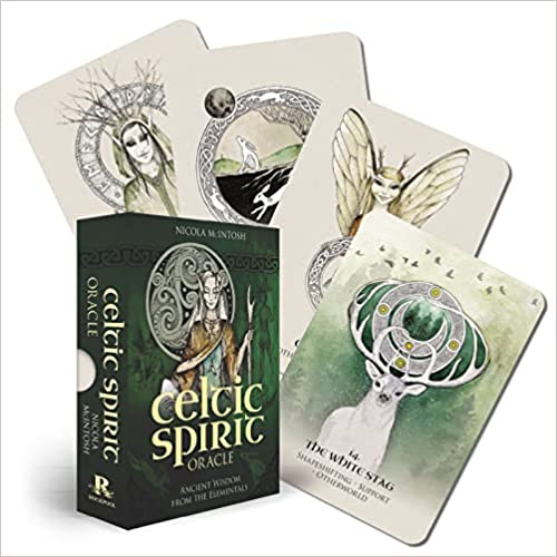 Celtic Spirit Oracle: Ancient Wisdom from the Elementals (36 gilded-edge full-color cards and 112-page book) - Paperback, March 1, 2022