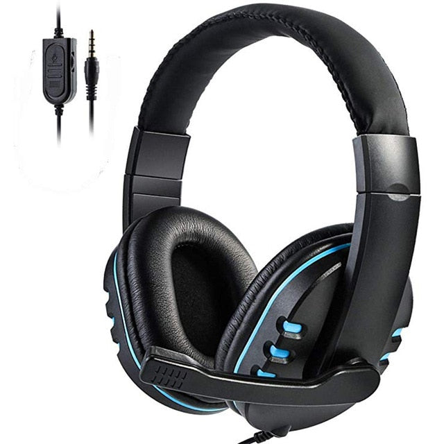 Dragon Space S3600 Wired Stereo Gaming Headset - Blue
