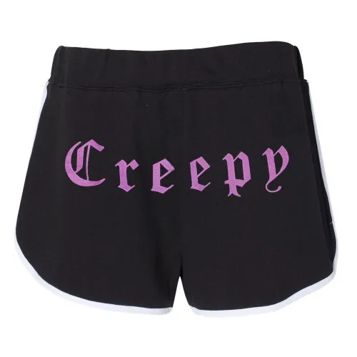 Shorts that say Creepy on the butt