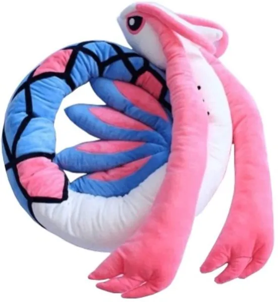 CJYVV 2.4m Milotic Plush Toy Plush Figures Toy Elf Pokemon Anime Figures Pillow Plush Doll Cute Action Figure Toys for Children Sofa Car Accessories (Color : Blue)