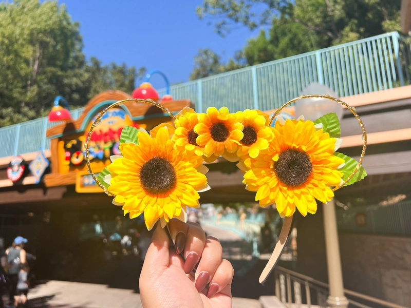 Sunflower Wire Ears | Mouse Ears | Wire Flowers Ears