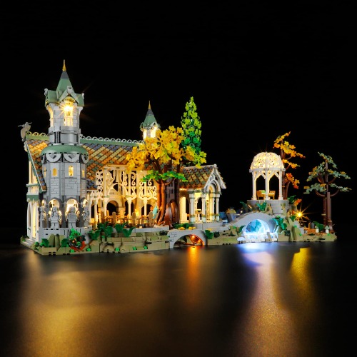 YEABRICKS LED Light for Lego-10316 Lord of The Rings Rings: Rivendell Building Blocks Model (Lego Set NOT Included) (LLK567)