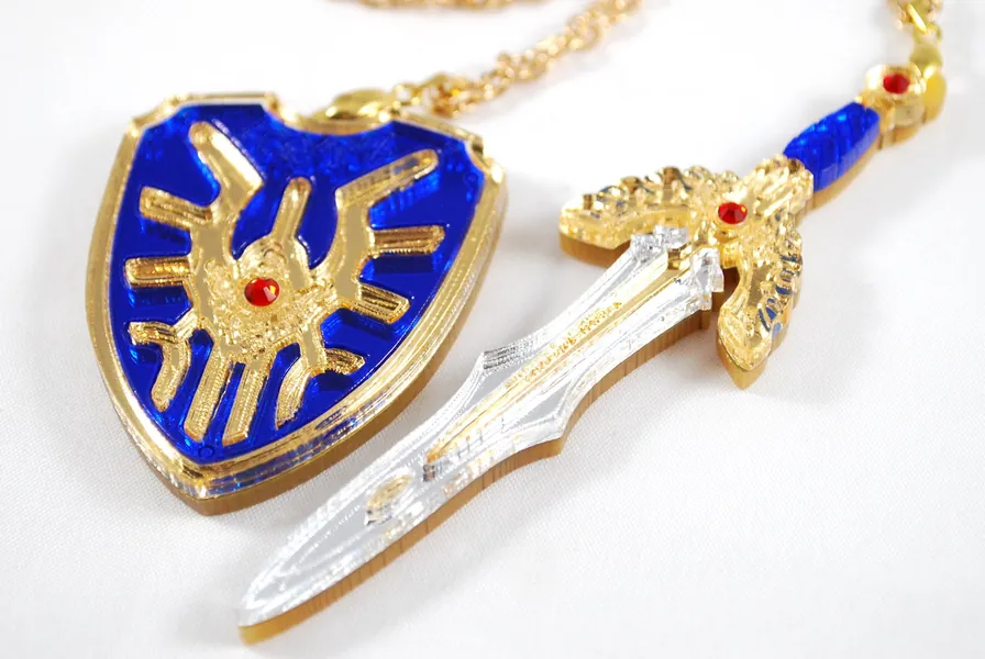 Dragon Quest Erdrick's Shield Necklace