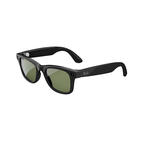 Ray-Ban | Meta Smart Glasses - Regular - Wayfarer - Wayfarer - Shiny Black / G15 Green