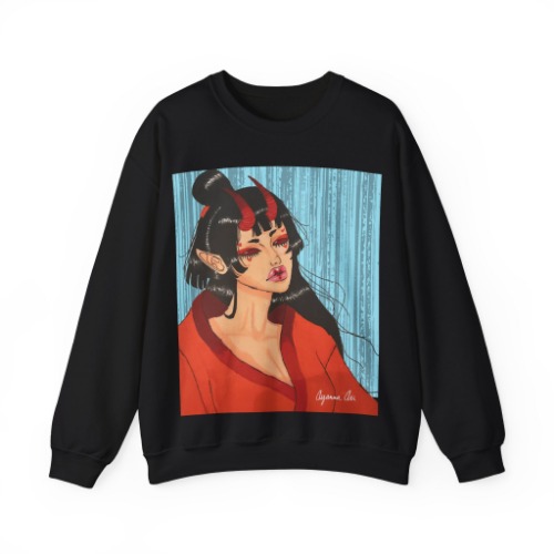 Tiên - Unisex Heavy Blend™ Crewneck Sweatshirt - 2XL / Black