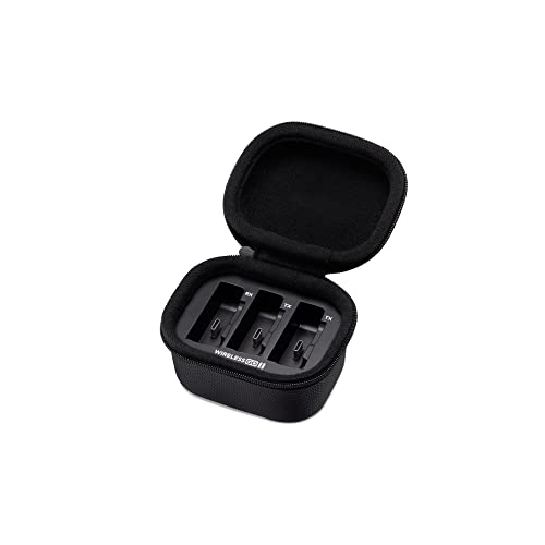 RØDE Charge Case for the Wireless GO II With Two Full Recharges, Rugged Enclosure and Zip System - Carrier Bag Case