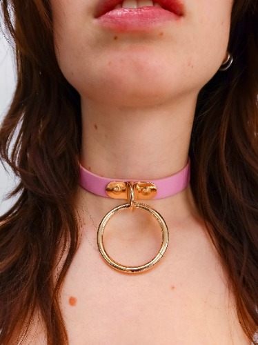 PEPPER O-RING CHOKER - CANDY PINK | CURVE
