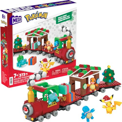 MEGA Pokémon Action Figure Building Toys, Holiday Train