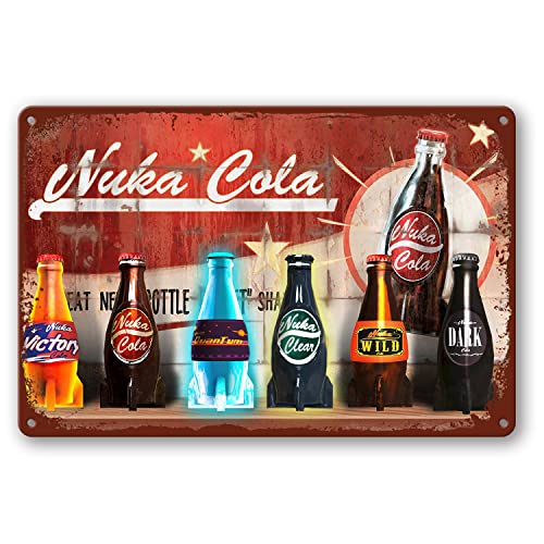 Nuka Cola Poster Metal Sign