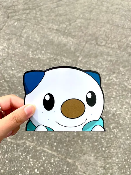 Oshawott Peeker Sticker