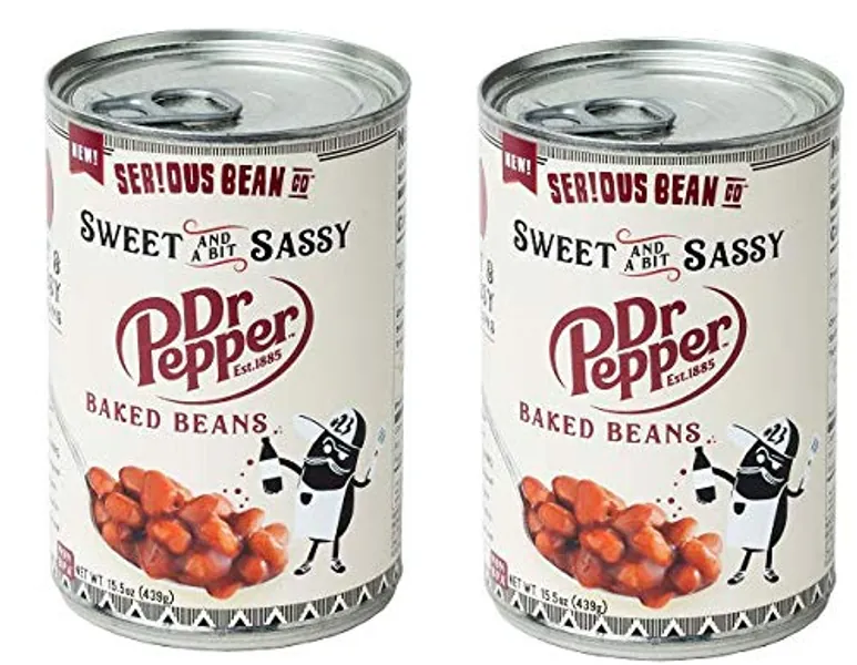 Serious Bean Co. Dr. Pepper Baked Beans 15 oz (Pack of 2) - 15 Ounce (Pack of 2)