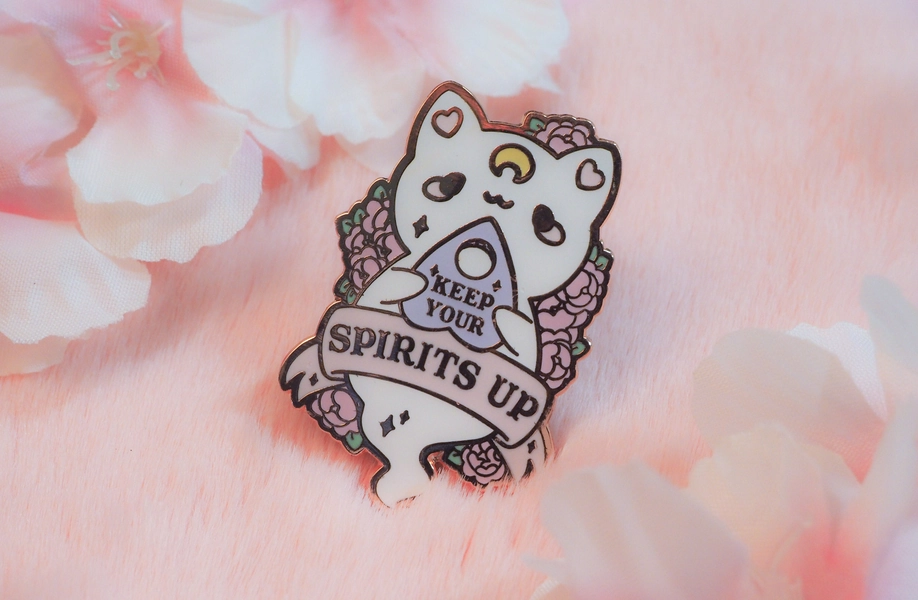 Kitty Spirit Enamel Pin