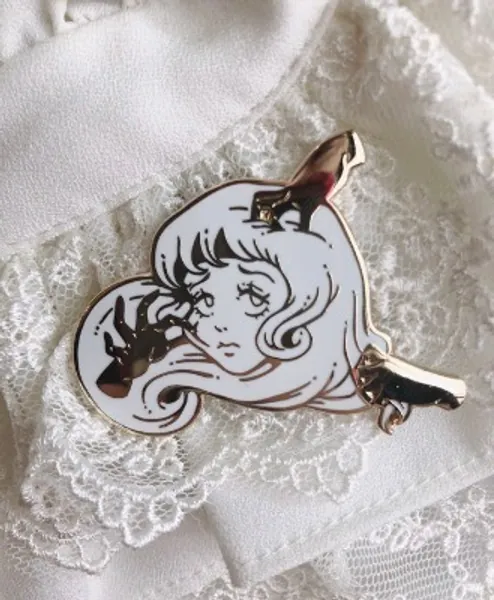 NOT FINE Mental Health Enamel Pin: Picking/trichotillomania | Etsy