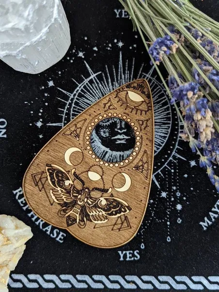 Ouija Planchette - Lunar Moth