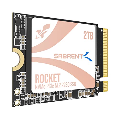 SABRENT Rocket Q4 2230 NVMe 4.0 2TB High Performance PCIe 4.0 M.2 2230 SSD Compatible with Steam Deck, ASUS ROG Ally, Mini PCs [SB-213Q-2TB] - 2TB